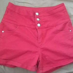 Red shorts